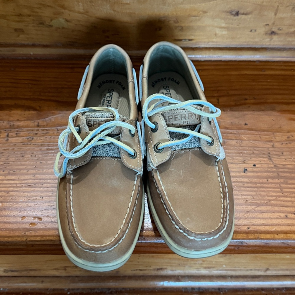 Sperry Brown Leather Boat Shoes